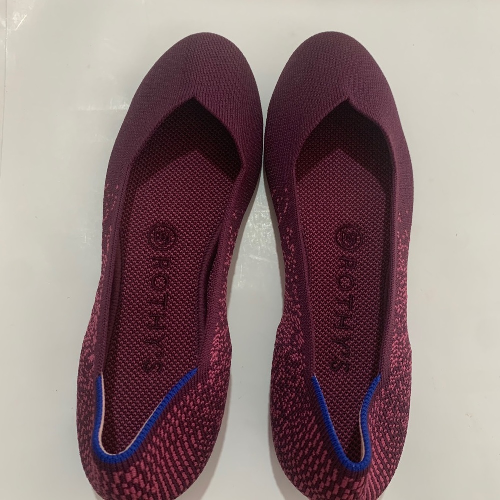 Rothys The Flat Fig Python Flat Round Toe - image 4